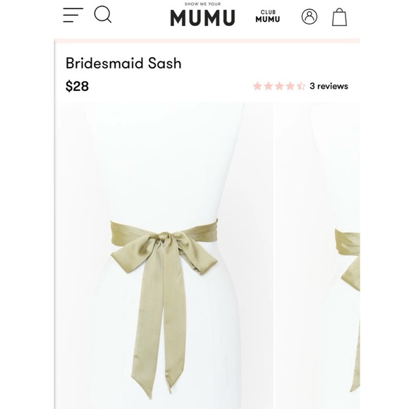 Show Me Your Mumu Claire Midi Dress Moss Green Size Small - Picture 4 of 10